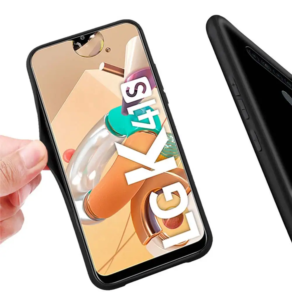 Fashion Flame Pattern Black Case for LG K41s K40s K50s K51s G6 G7 G8 ThinQ K31 K42 K52 K62 K71 Soft Silicone Phone Cover