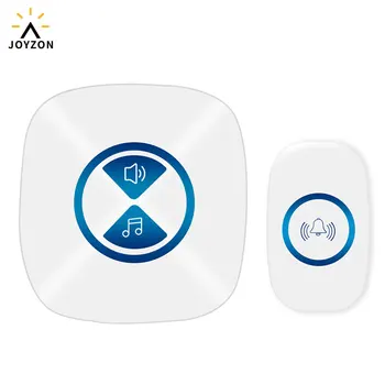 

23 Chime 80DB Wireless Doorbell Waterproof 150M Remote Home Door Ring Bell US Plug Smart Door Bell Battery 1 button 1 2 receiver