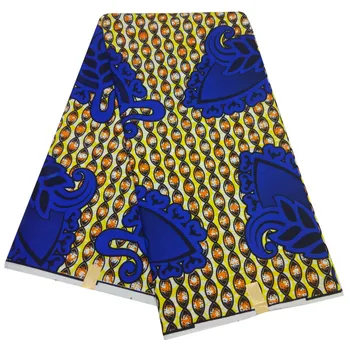 

Graceful party wax material latest African ankara print wax fabric for making clothing RWF269(6yards/lot)