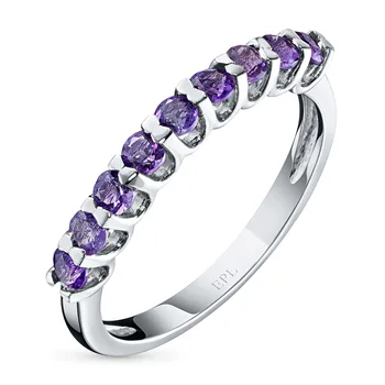 

Ring of silver with amethyst