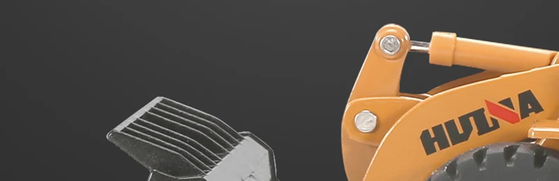 HUI NA TOYS сплав 1:50 бульдозерная модель игрушка Моделирование вилочный погрузчик конструкционный Грузовик Коллекция моделек творческие игрушки для мальчиков подарок