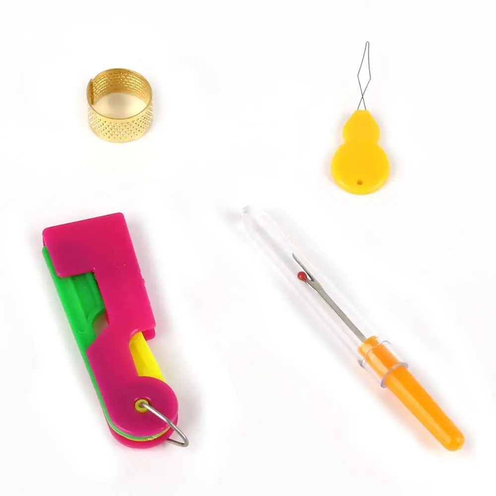 1/3/4/5/15Pcs Random Color  Automatic Needle Threader Thread Helpful Elderly Guide Easy Use Sewing Tool For Elderly Women 