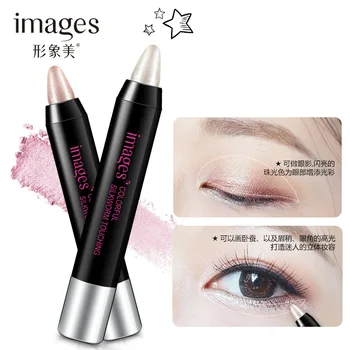 

images Colorful Silkworm Touching Eyeshadow Makeup Pallete Eye shadow Palette Powder Pigment Cosmetics Tools