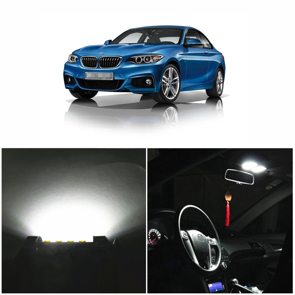 xi 330i 335i xi M3 18x BMW 3 Series E92 White LED Interior lighting kit 328i