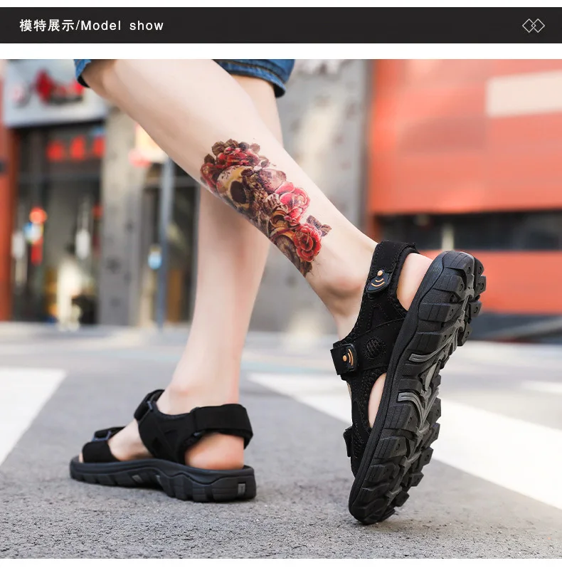 New Style Summer Sandals Students Versatile Sandals Men Korean-style Sports Casual Teenager Viet Nam Sandals