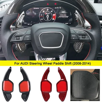 

Car Accessories For Audi Steering Wheel Shift Paddle Extension A3 A4L A5 A6L A8 S5 S6 S8 RS6 Q5 Q7 TT TTS 2010 2011 Carbon Fiber