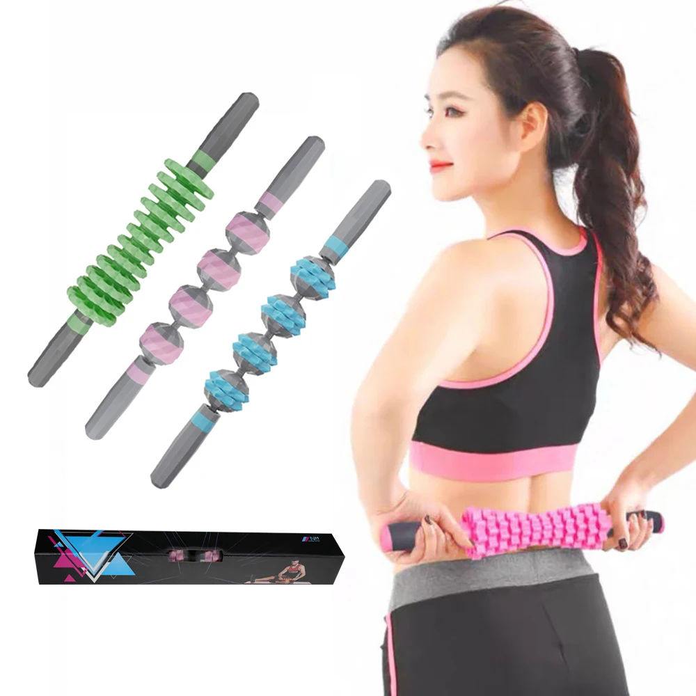 Massage Roller Yoga Stick Muscle Fitness Roller Massage Stick Yoga