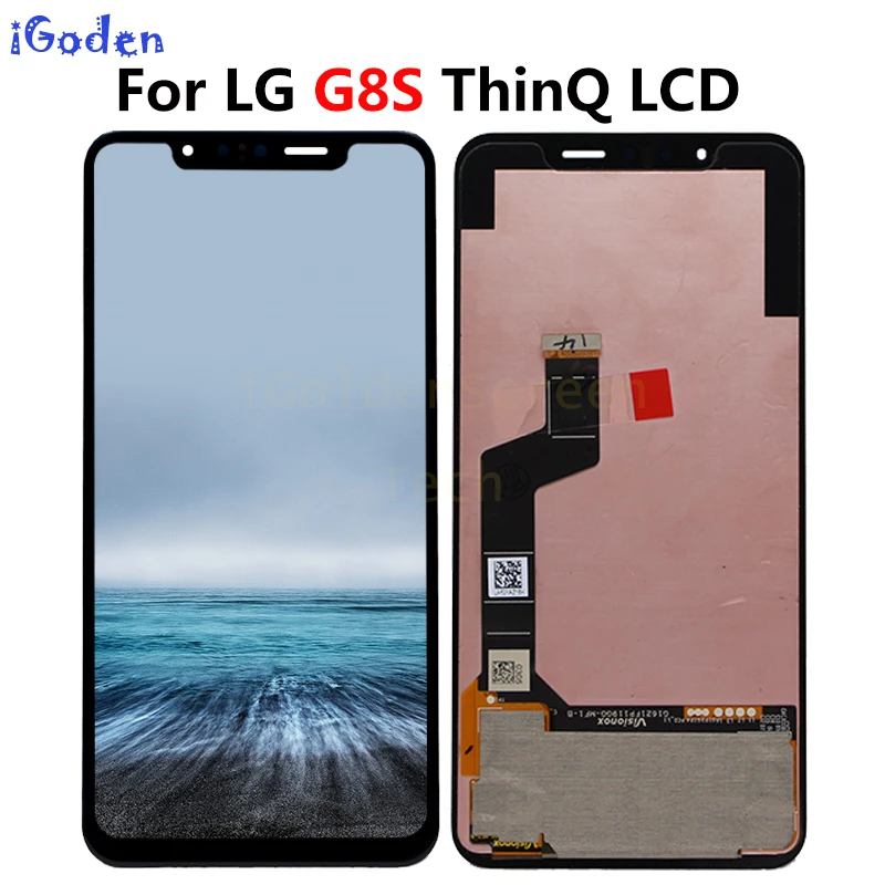 Протестированный 6,21 ''для LG G8s ThinQ ЖК-дисплей с кодирующий преобразователь сенсорного экрана в сборе для LG G8s ThinQ ЖК-дисплей