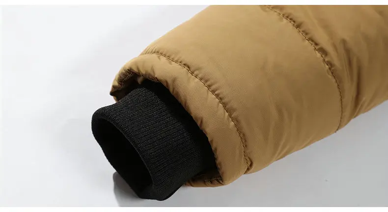 Pop Warm Winter Coat Men Hooded Casual Slim Male Mens Winter Jacket Outwear