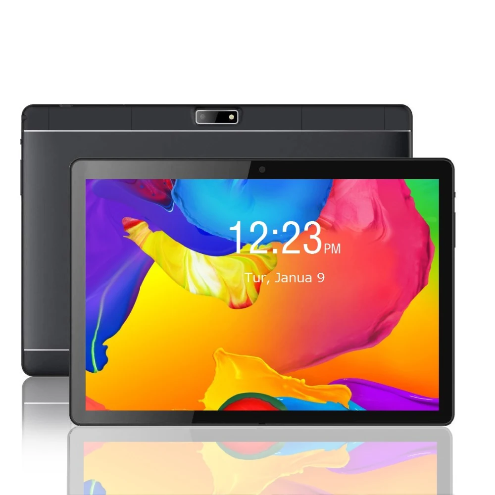 Цена Планшет 10,1 дюймов Android 4 Гб + 64 ГБ 1. 3G Гц четырехъядерный 3G телефон планшетный ПК Android 8,0 с двумя слотами для sim карт и камерами