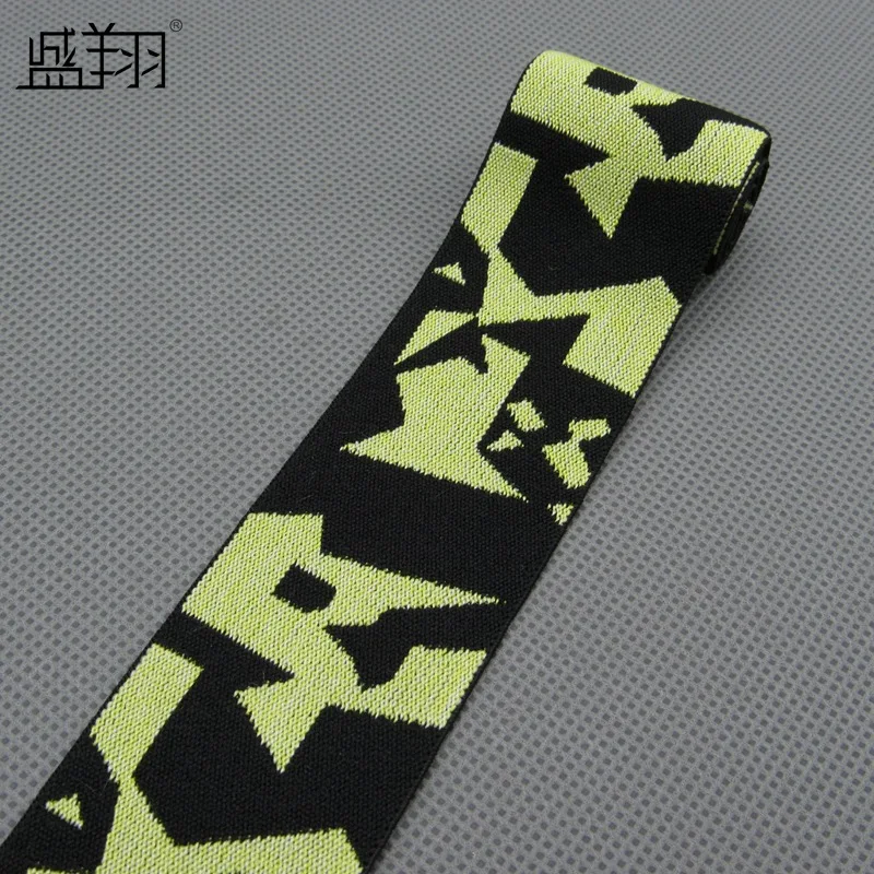 GreenBlack Meetee 5/10M(4 см) высококачественной резины нейлона красочный Эластичная лента тесьма пояс эластичный лента DIY аксессуары для шитья одежды - Цвет: GreenBlack