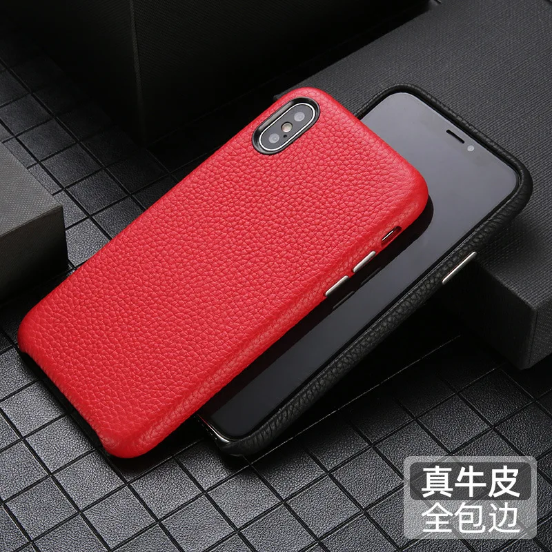 Чехол из натуральной кожи для iPhone 7 8 Plus X Xs Xr Xs Max, чехол из натуральной кожи с розничной упаковкой