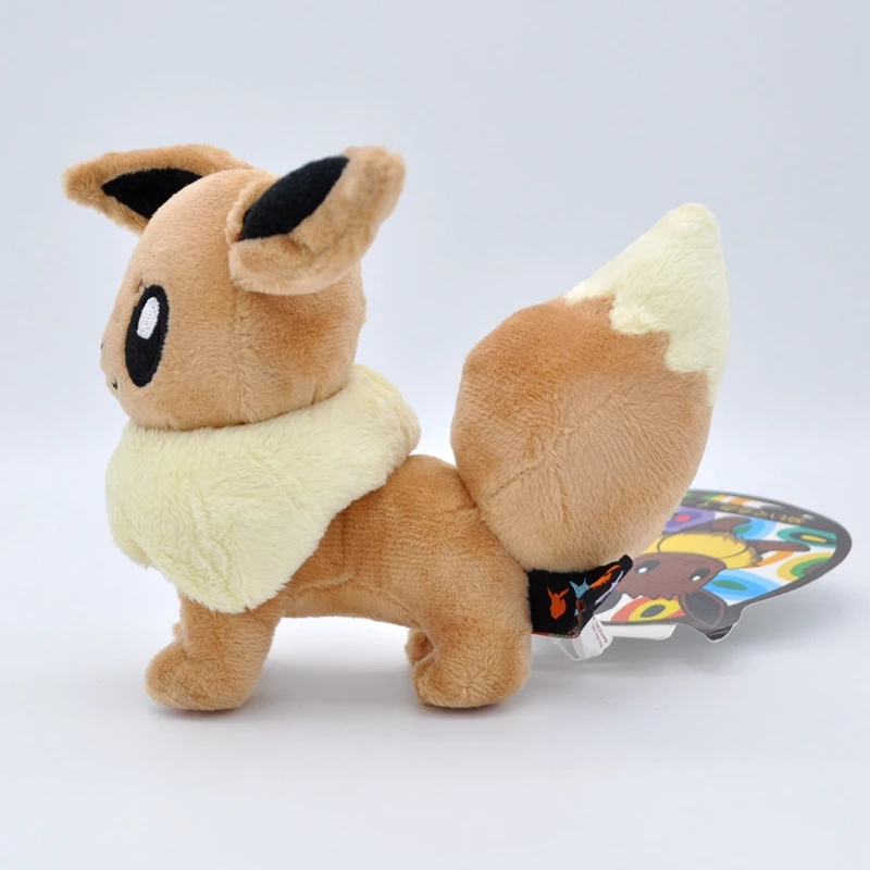 9 шт./лот 20 см Eevee плюшевые игрушки стоят Jolteon Sylveon Espeon Vaporeon Flareon мультфильм мягкое животное куклы подарок для детей