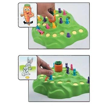 

Rabbit sports game toy rabbit off-road game parent-child interaction board game baby game Christmas gift board game