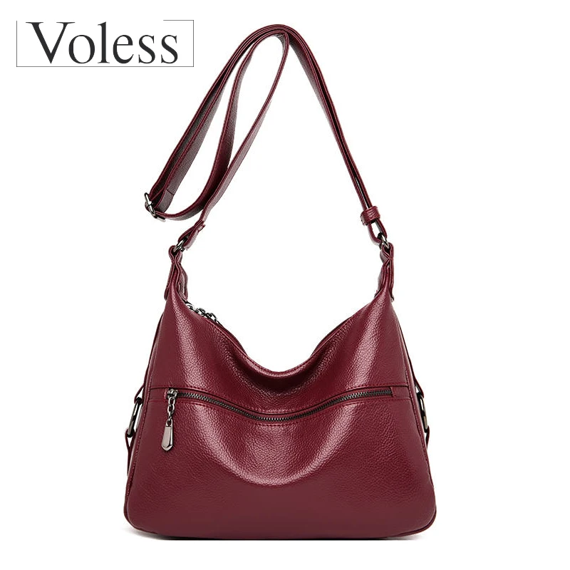 

Retro PU Leather Women Bags 2019 High Quality Female Crossbody Bags for Ladies Vintage Messenger Shoulder Handbags Tote Hand Bag