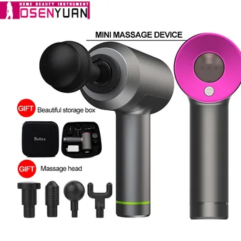

2020 best Handheld Muscle Massage Gun for Muscles Back Foot Neck Shoulder Leg Calf Pain Relief with 5 Replaceable Massage Heads