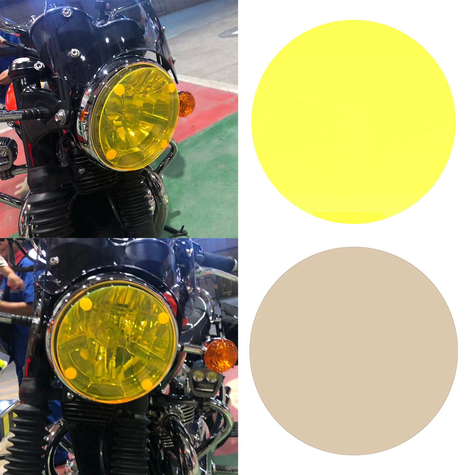 Filtro Obiettivo Faro Per Bmw R Ninet 13-17 Racer 16-17 Scrambler 16-17