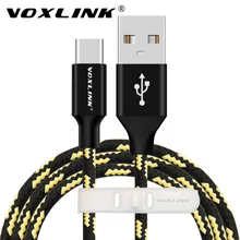 VOXLINK USB Typ C Kabel 1m Schnelle Lade Sync Daten USB Typ-C kabel Für xiaomi mi5 Ein Plus 2 ZUK Z1 Huawei samsung USB C Kabel