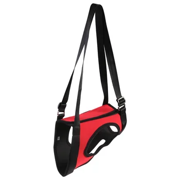 

Portable Elderly and Sick Dog Lift Support Auxiliary Belt Assist Sling for Back Legs - Size S (Red)