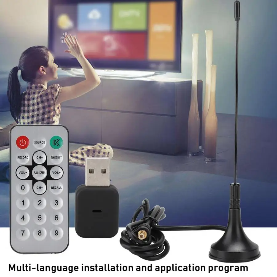 Smart tv Mini USB DVB-T USB 2,0 usb-модем для ТВ WLB цифровой видео вещания записи