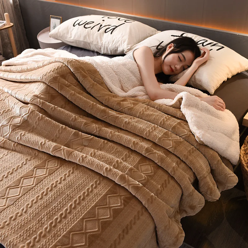 Очень большой плюшевый теплый плед, двойное фланелевое одеяло, подарок супер мягкое одеяло покрывало для дивана зимняя тёплая простыня, постельные принадлежности