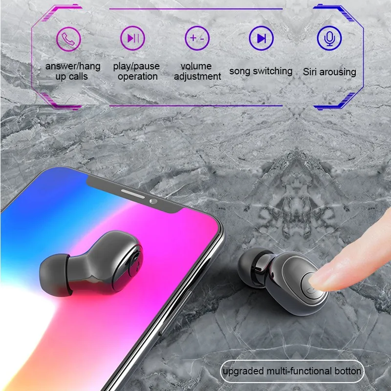 com 2000mah power bank fone de ouvido