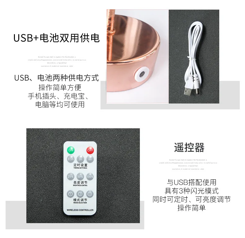 Современный минималистичный USB пульт дистанционного управления Светодиодный светильник с перьями, скандинавские украшения, романтическая креативная прикроватная настольная лампа, ночной Светильник