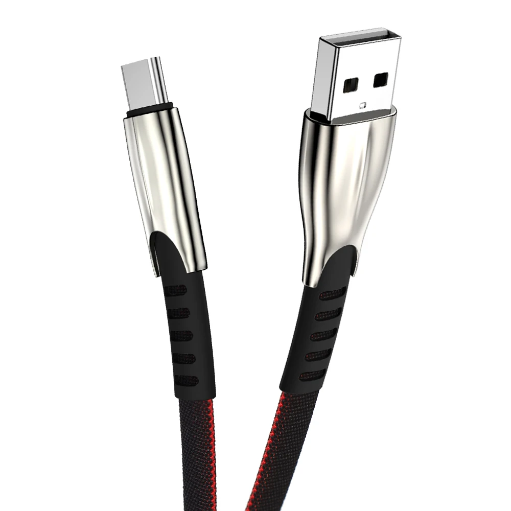 Кабель usb type C для Xiao mi Red mi K20 Pro mi 8 9 samsung S8 S9 S10 USB C кабель для мобильного телефона 5A кабель для быстрой зарядки type-C шнур зарядного устройства - Цвет: Черный