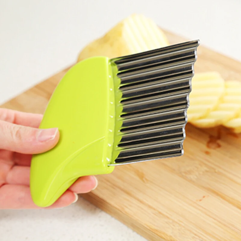 Onion Wave Potato Slicer French Fries Corrugated Salad Potato Cutter Slices Kitchen Chopper Knife Kitchen Utensils Product