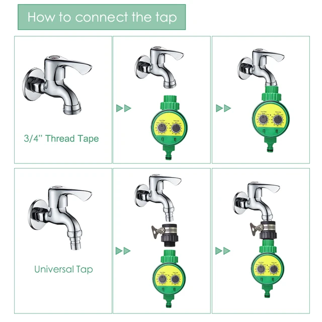 Muciakie Garden Víz Időzítő Automatikus Elektronikus Öntözési Vezérlő Otthoni Kerti Rendszer Digitális Sprinkler - Image 3