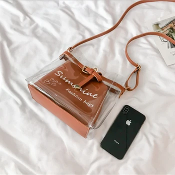 

Local Stock New Fashion Women 2 Pcs PVC Messenger Cross Body Handbag Ladies Leather Hobo Bag Shoulder Bag Purse