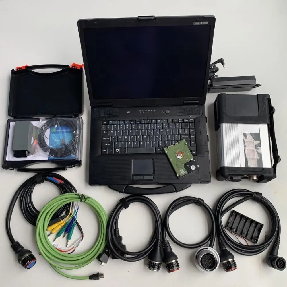 201912 v mb star c5 sd conecta 5 con vas5054a odis5.1.3 con escáner de diagnóstico oki hdd en cf-53