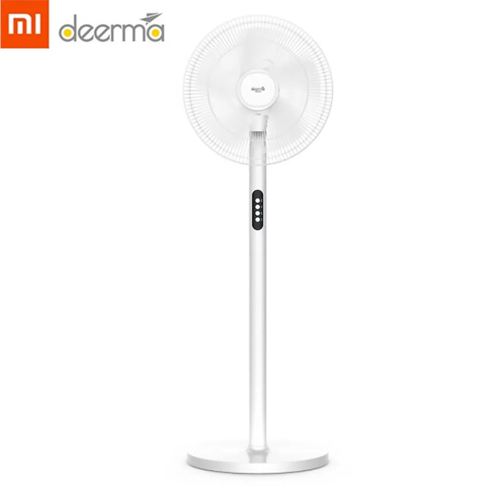 

Xiaomi Deerma Electric Oscillating Floor Fan 3 Speed 5 Blades Press-Button Control Standing Cooler Fan Wide Area Oscillation