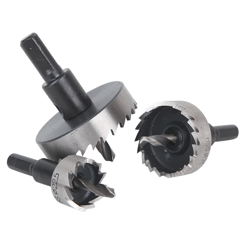 13PCS HSS Drill Bit Set High Speed Steel Carbide Tip Hole Saw Tooth Cutter Metal Drilling Hand Woodwork Cutting Carpentry Crowns