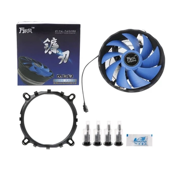 

High Quality 12cm Blade Aluminium PC CPU Cooler Cooling Fan For Intel 775/1155 AMD 754/AM2