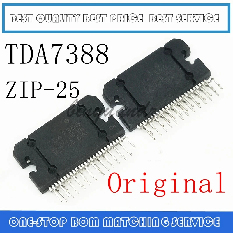 2 шт./лот TDA7388 TDA7383 TDA7381 ZIP-25 автомобильный усилитель блок микрочип интегральная