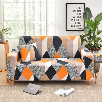 

Stretch Slipcovers Sectional Elastic Stretch Sofa Cover for Living Room Couch Cover L shape Armchair Cover Single/Two/Three seat