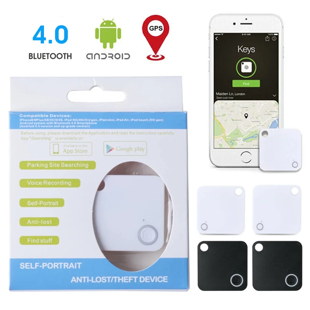 

4 шт., тонкий комбинированный GPS-трекер для обнаружения ключей
