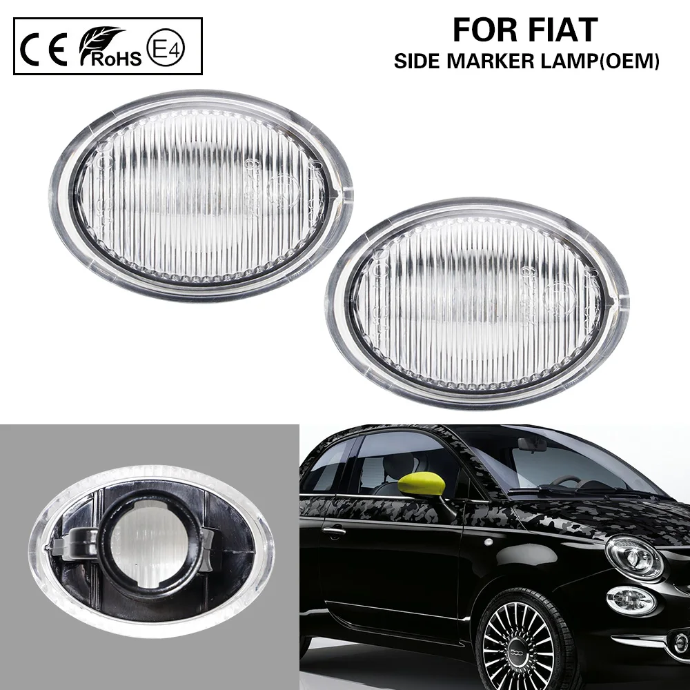 Боковые габаритные огни OEM для FIAT 4S 63 3P NUOVA 500 ABARTH Ford KA с Lancia YPSILON Maserati|Сигнальная