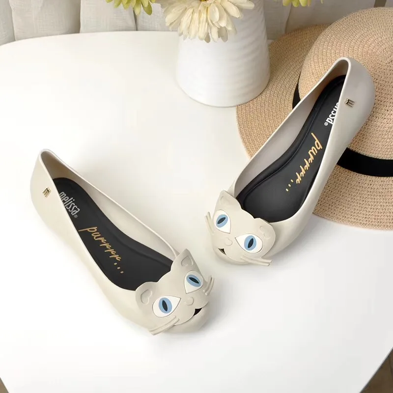 Melissa jelly sandalias minnie 2020 женские сандалии на плоской подошве летние пляжные для