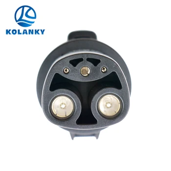 

Kolanky EVSE For Tesla Max 60A Electric Car Charger SAE J1772 Connector to Tesla Model 2 Electric Car Adapter
