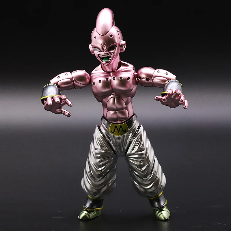 BANDAI из японского аниме Dragon Ball Majin Buu 13,5 см металлическая раскраска игрушки Фигурки модель сборки Рождественский подарок