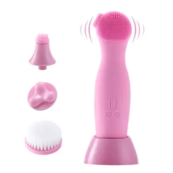 

USB Beauty Instrument Facial Brush Cleansing Massager Electric Silicone Cleanser
