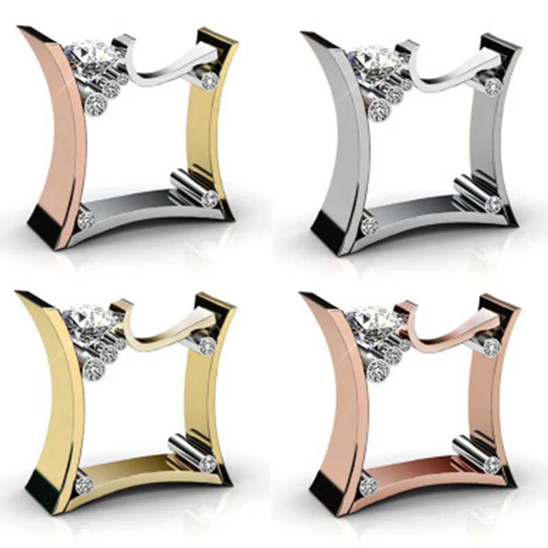 

Milangirl Modern and Mix Two Tone Rings for Men Women Fashion Design Jewelry New Accessory Ring s