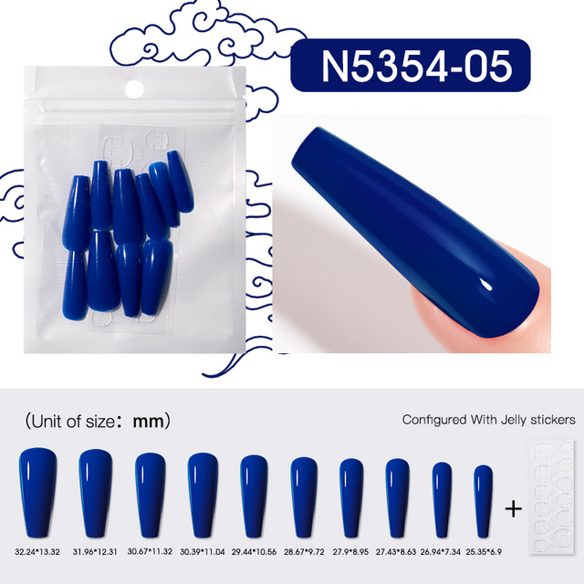 10PCS/LOT False Nail Color Artifical Fake Nails Art  All For Manicure Press On Nail Gel Tools Matt Gel Art Design