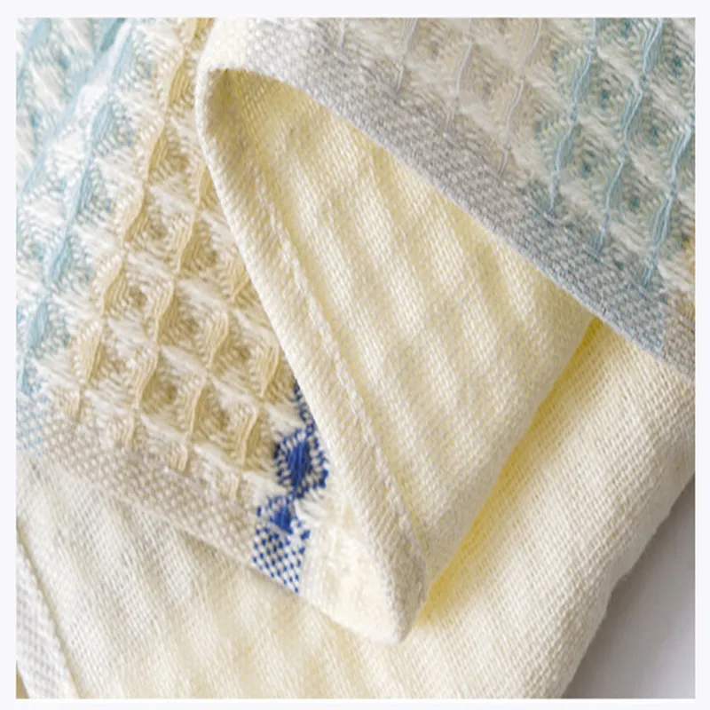 Bath Towel 70X140CM cotton waffle woven towel soft cotton bath towel quick-drying machine washable