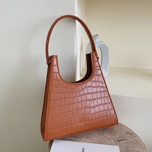 Винтажная женская сумка, новинка, модные женские сумки с каменным узором, повседневные женские сумки-тоут для женщин, сумки через плечо