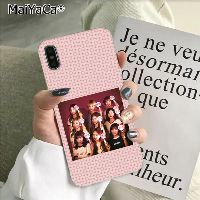 MaiYaCa Twice Mina Momo Kpop Новое поступление Модный чехол для телефона для iphone 11 pro 8 7 66S Plus X 5S SE XS XR XS MAX