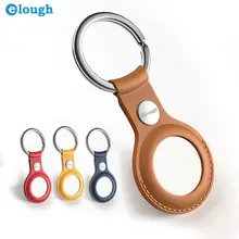 For Apple Airtag Leather PU Protective Sleeve For Apple Locator Tracker Anti-lost Device Keychain Protective Airtags Case Hot