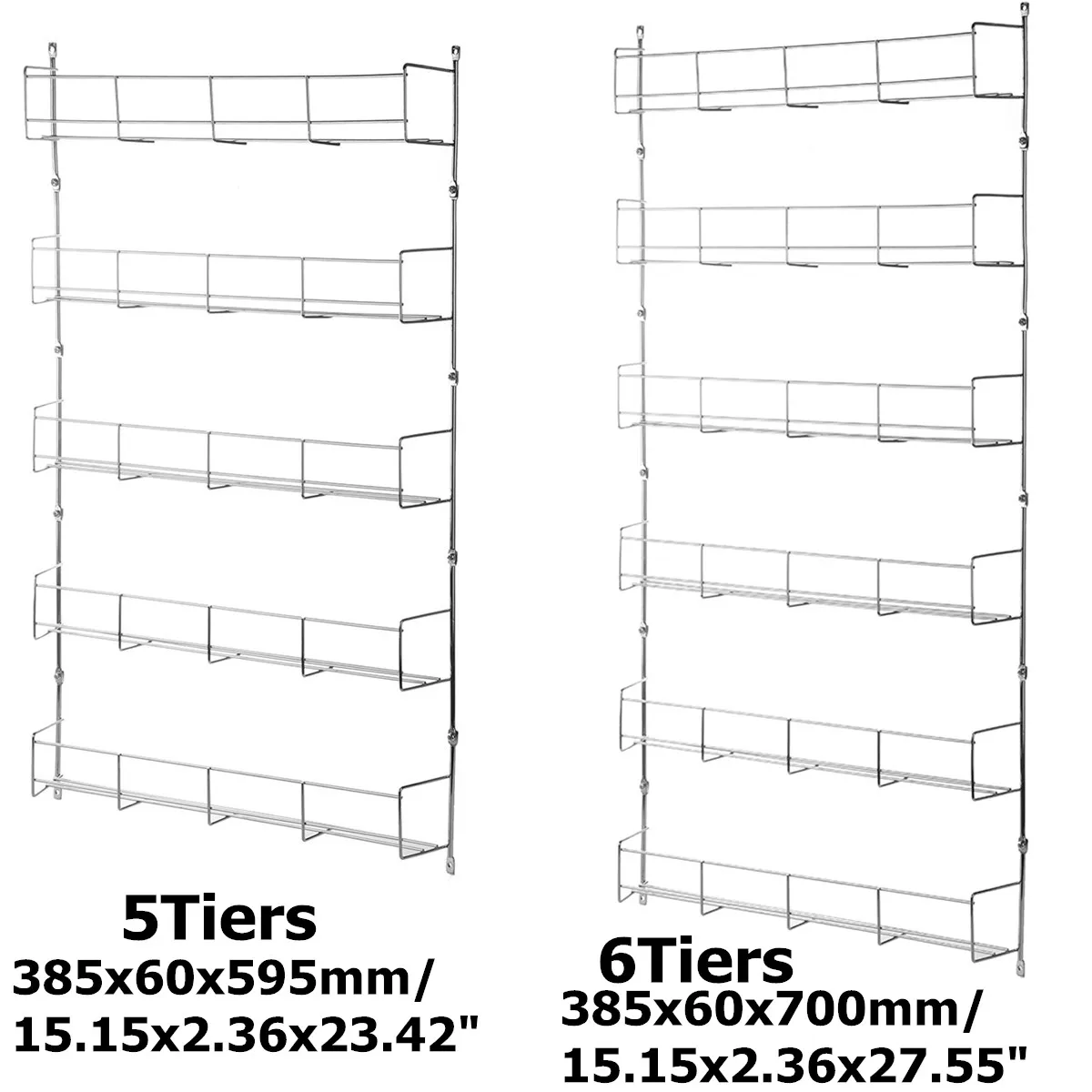 2/3/4/5/6 слоев Кухня специй многофункциональный органайзер, хранилище, сумочка, держатели полок кладовая настенный держатель для экономии места полки